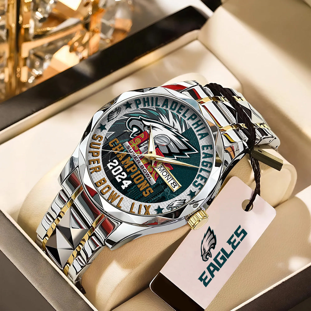 Philadelphia Eagles Alloy Luxury Quartz Watch – TANTN 14830