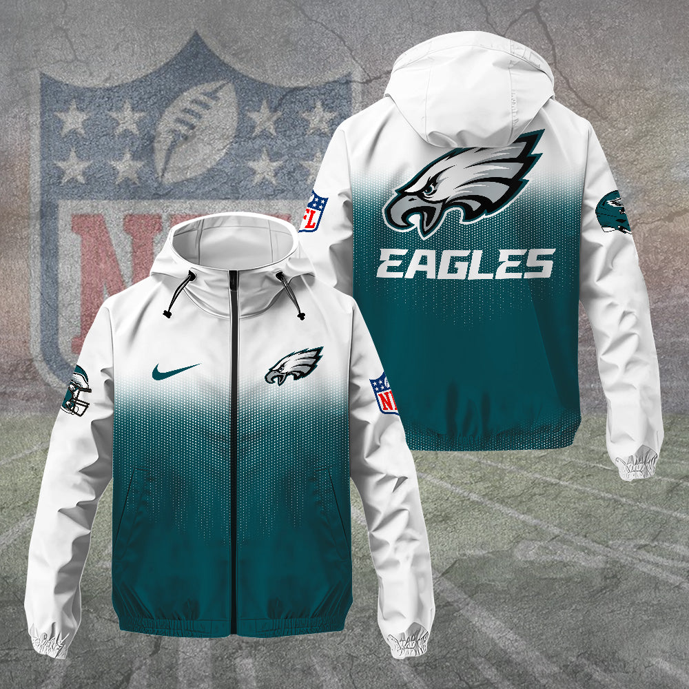 Philadelphia Eagles 3D Windbreaker Jacket – TANTN15756