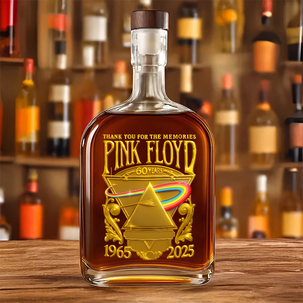Pink Floyd 60th Anniversary 25oz Empty Whiskey Bottle – MAITM13745