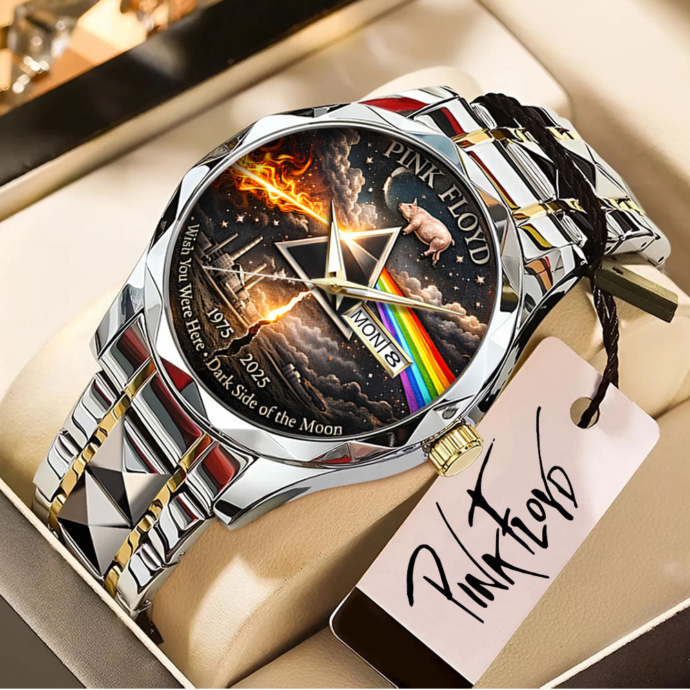 Pink Floyd 60th Anniversary Alloy Luxury Quartz Watch – TANTN19756
