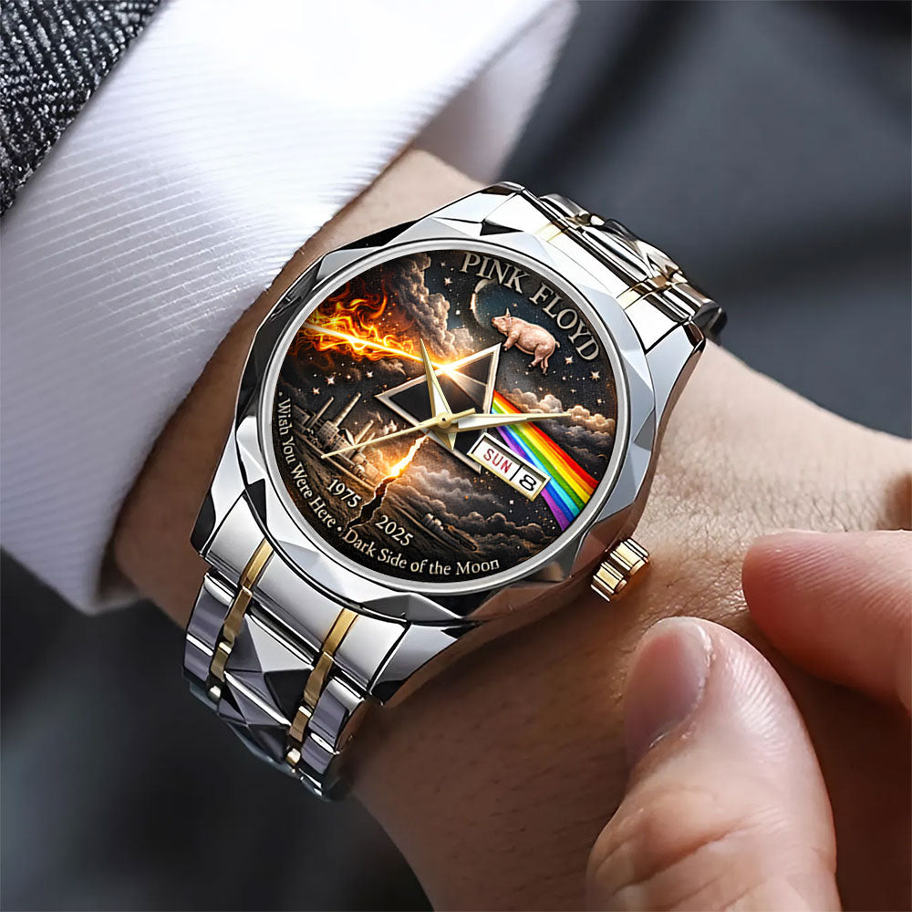 Pink Floyd 60th Anniversary Alloy Luxury Quartz Watch – TANTN19756