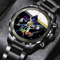 Pink Floyd Black Stainless Steel Watch – HOATT 4551