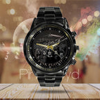 Pink Floyd Black Stainless Steel Watch – MAITM 10252
