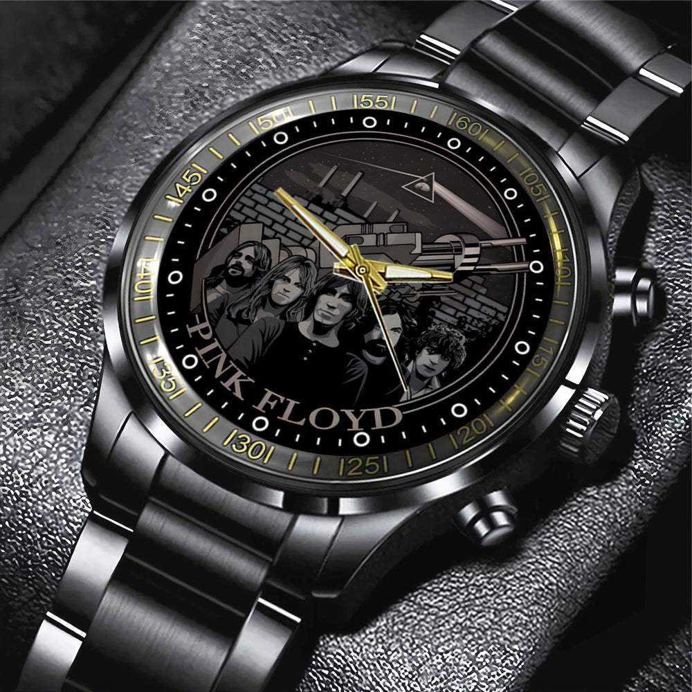 Pink Floyd Black Stainless Steel Watch – MAITM 10252