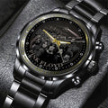 Pink Floyd Black Stainless Steel Watch – MAITM 10252