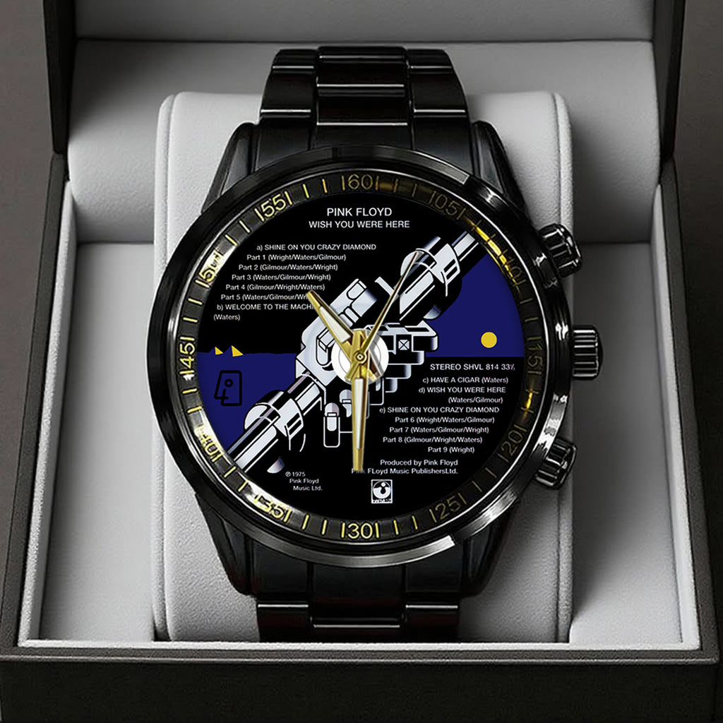 Pink Floyd Black Stainless Steel Watch – TANTN24875