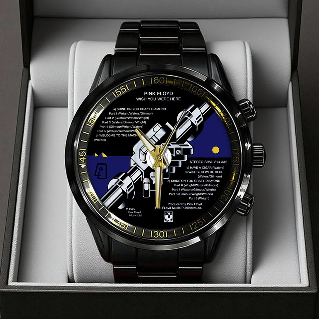 Pink Floyd Black Stainless Steel Watch – TANTN24875