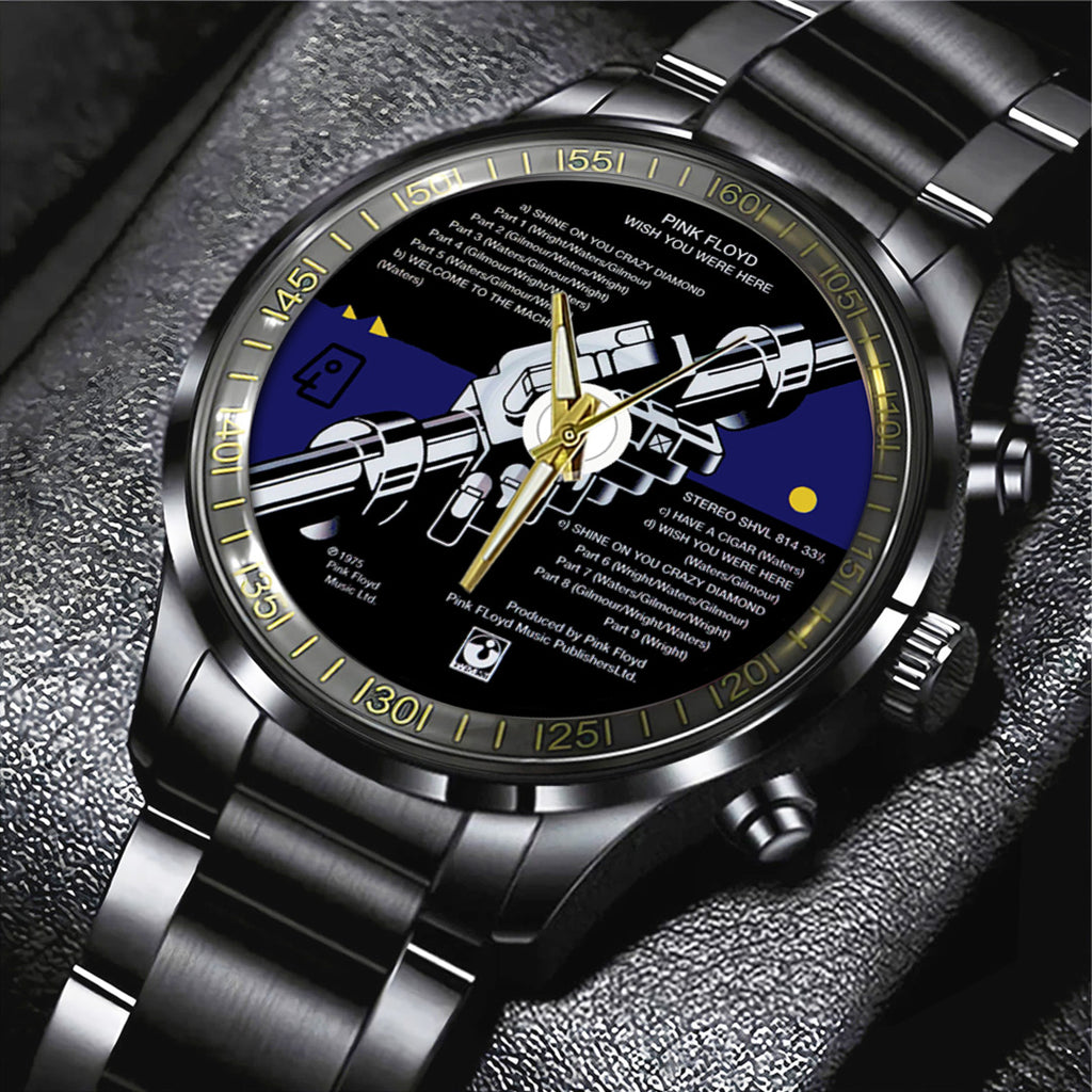 Pink Floyd Black Stainless Steel Watch – TANTN24875