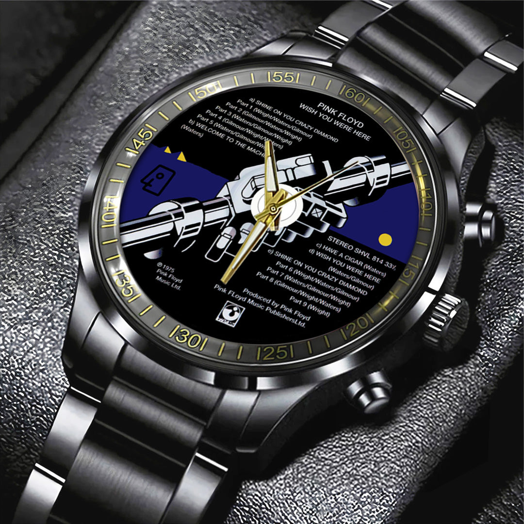 Pink Floyd Black Stainless Steel Watch – TANTN24875