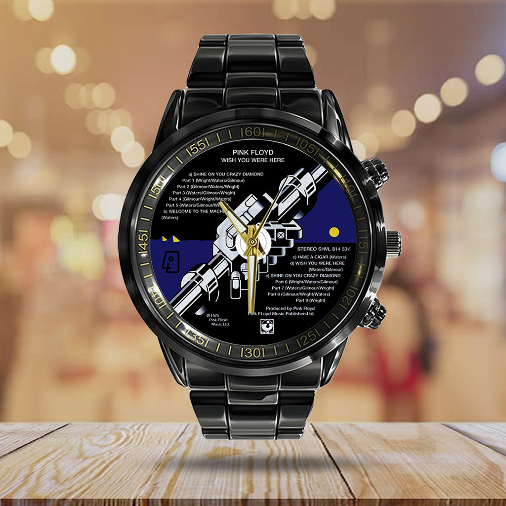 Pink Floyd Black Stainless Steel Watch – TANTN24875