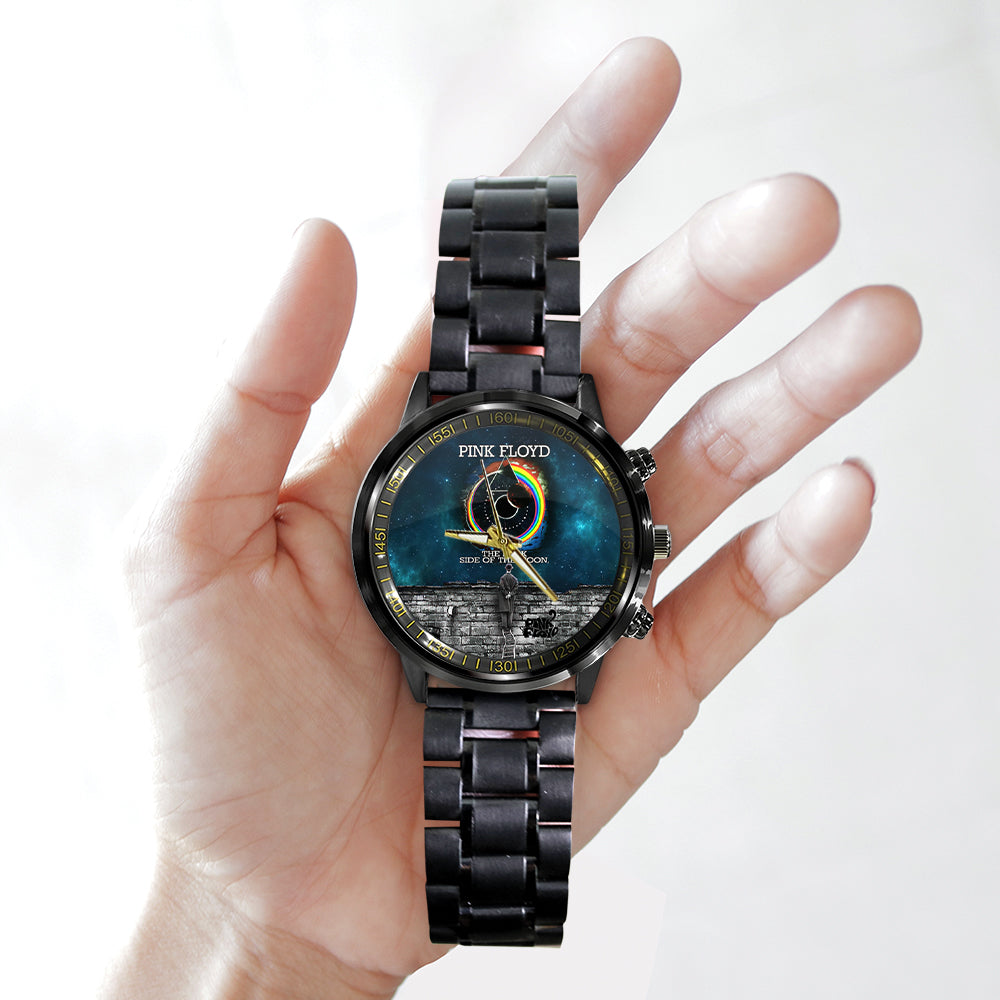 Pink Floyd Black Stainless Steel Watch – TANTN 6124