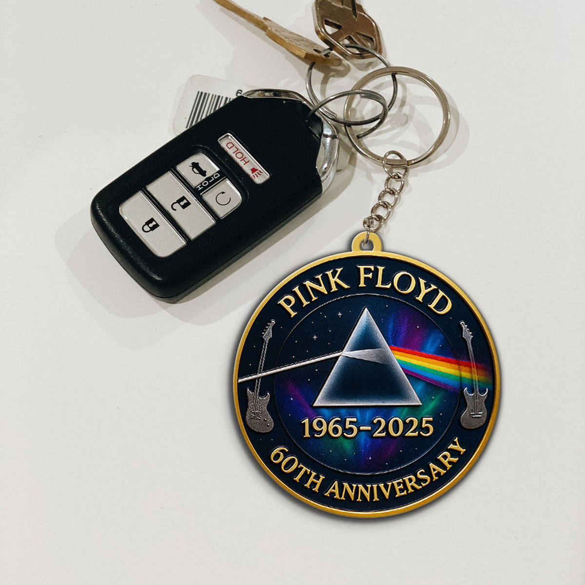 Pink Floyd Custom Shape 2-Side Printed Keychain – MAITM12561