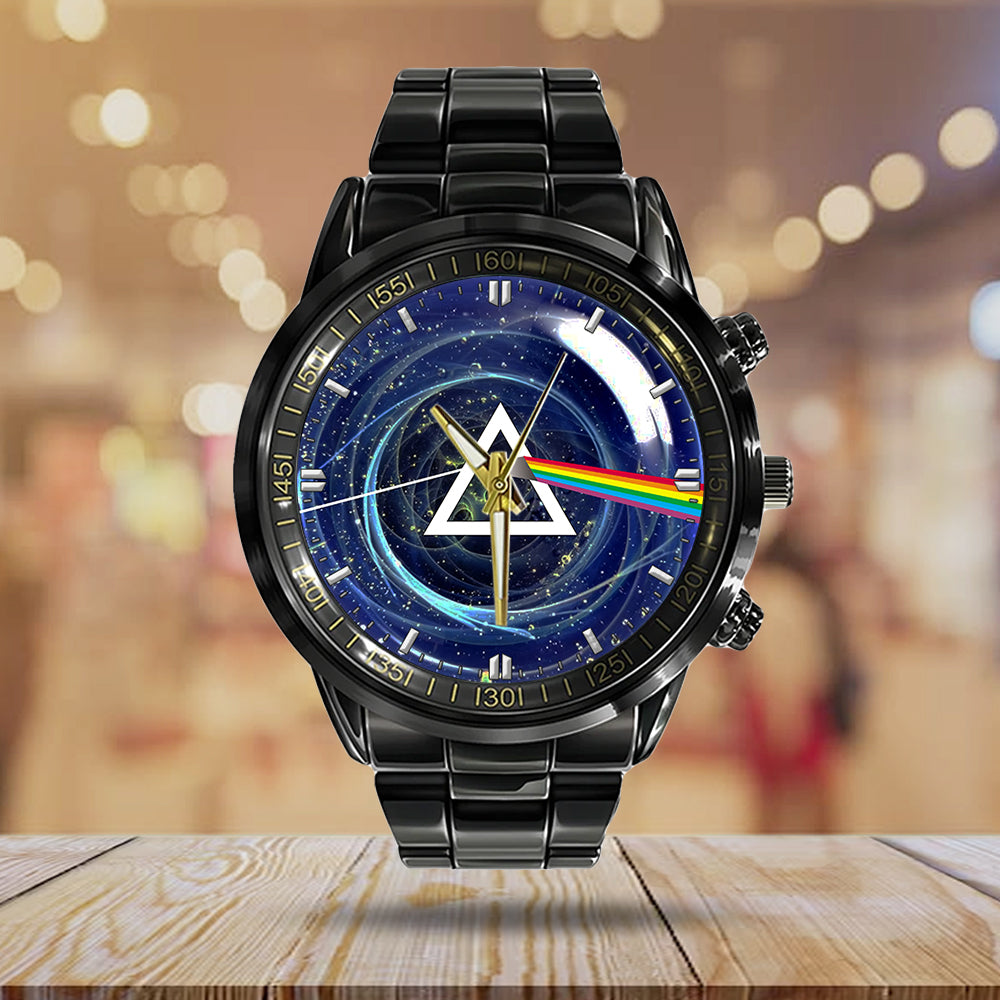 Pink Floyd Black Stainless Steel Watch – GNE 1044