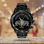 Pink Floyd Black Stainless Steel Watch – GNE 1564