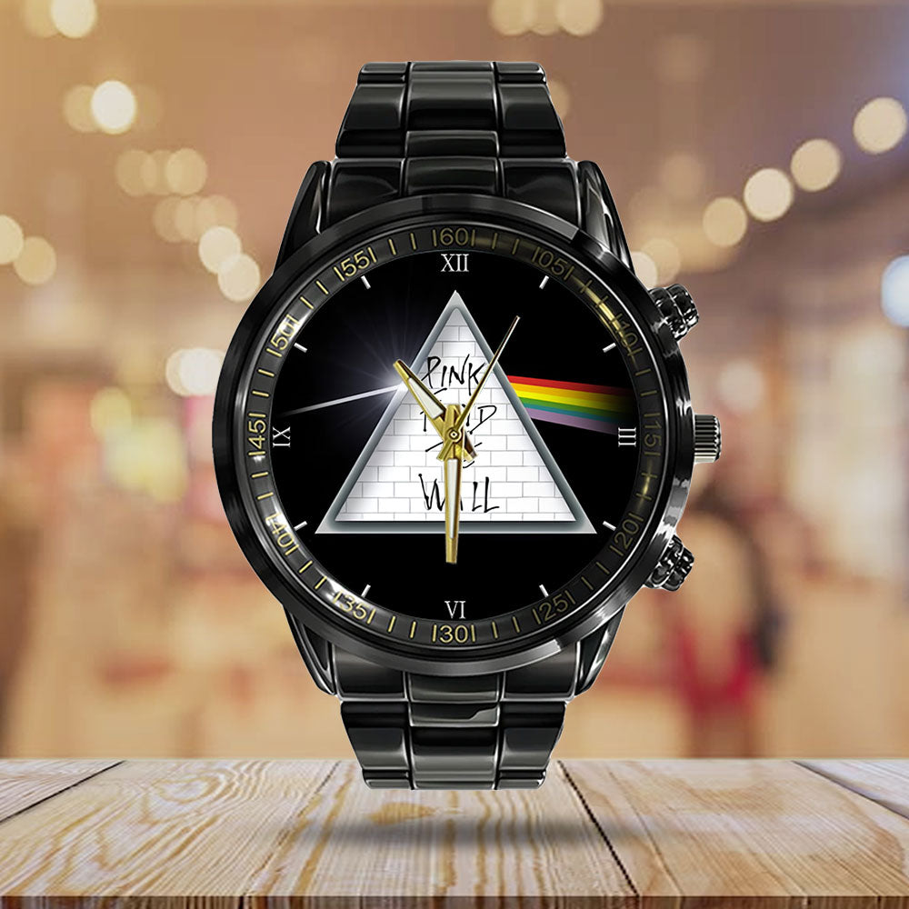 Pink Floyd Black Stainless Steel Watch – GNE 291