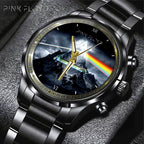 Pink Floyd Black Stainless Steel Watch – GNE 315