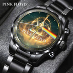 Pink Floyd Black Stainless Steel Watch – GNE 446