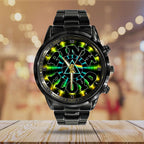 Pink Floyd Black Stainless Steel Watch – GNE 479