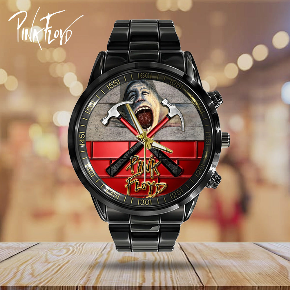 Pink Floyd Black Stainless Steel Watch – GNE8063