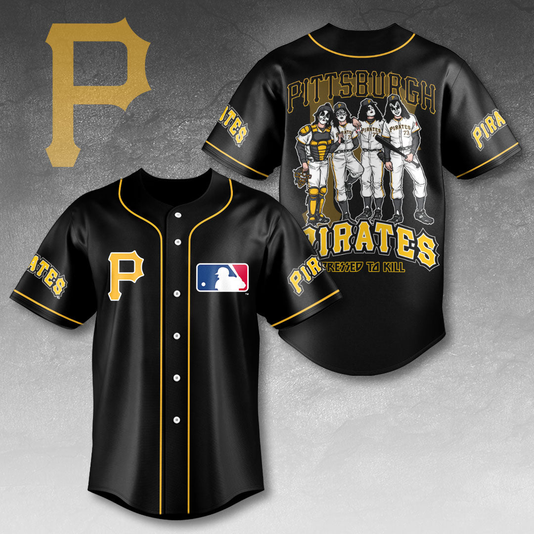 Pittsburgh Pirates x KISS Baseball Jersey – HOATT13420