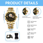 Personalized Pittsburgh Steelers 92nd Anniversary 2026 Alloy Luxury Quartz Watch – TANTN16134