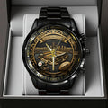 Pittsburgh Steelers 93rd Anniversary Black Stainless Steel Watch – TANTN20017