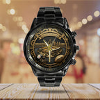 Pittsburgh Steelers 93rd Anniversary Black Stainless Steel Watch – TANTN20017