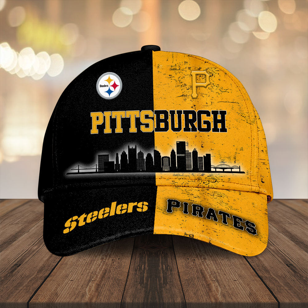 Pittsburgh Steelers x Pittsburgh Pirates Classic Cap – TMTHU1134