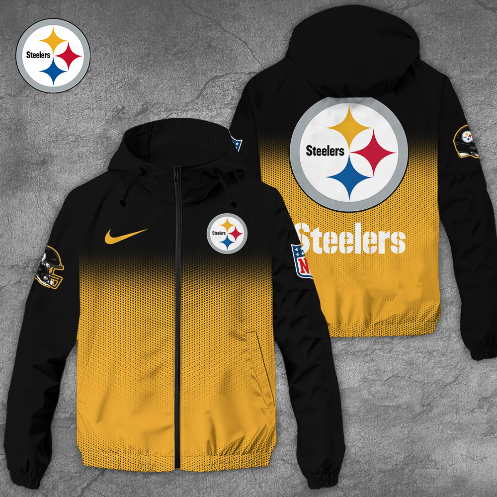 Pittsburgh Steelers 3D Windbreaker Jacket – TANTN 9001
