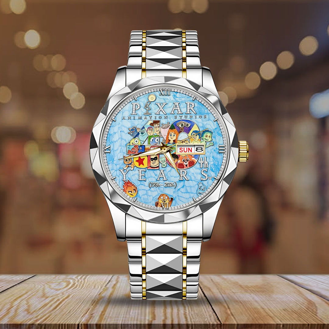 Pixar Animation Studios 40th Anniversary Alloy Luxury Quartz Watch – TMTHU3791
