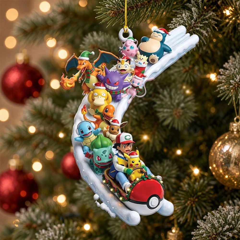 Pokemon Custom Shape 2-side Printed Acrylic Ornament – MAITM15506