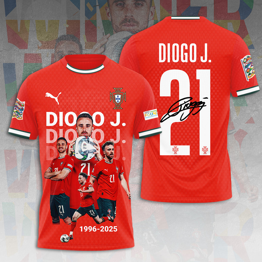 Portugal National Football Team x Diogo Jota 3D Apparel – HOATT 11719