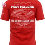 Post Malone The Big Ass Stadium Tour Tampa 2026 T-Shirt