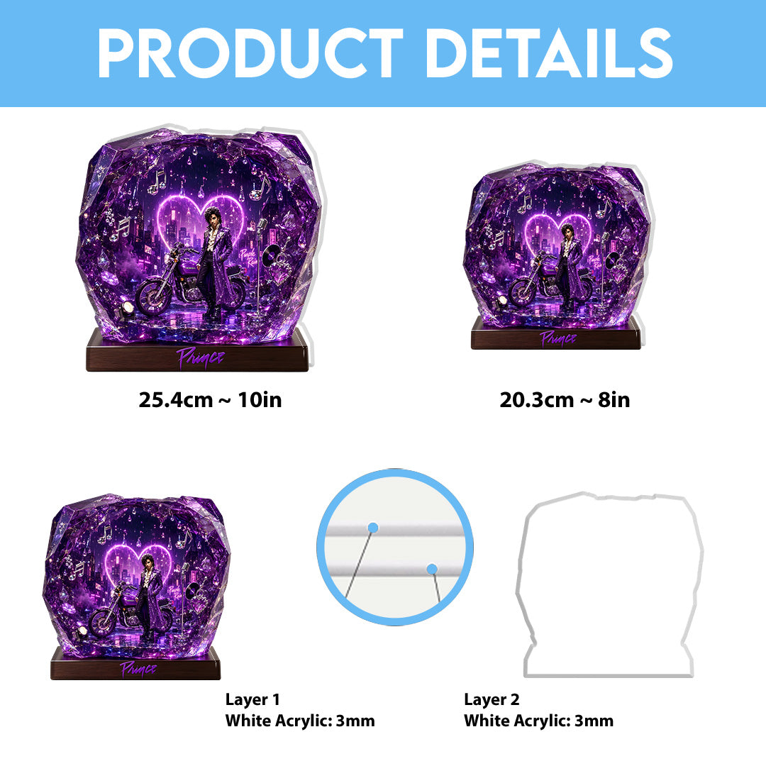 Prince Custom Shape Acrylic Light Box – TANTN23456