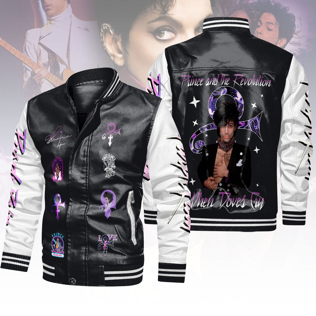 Prince Leather Bomber Jacket – HOATT16123