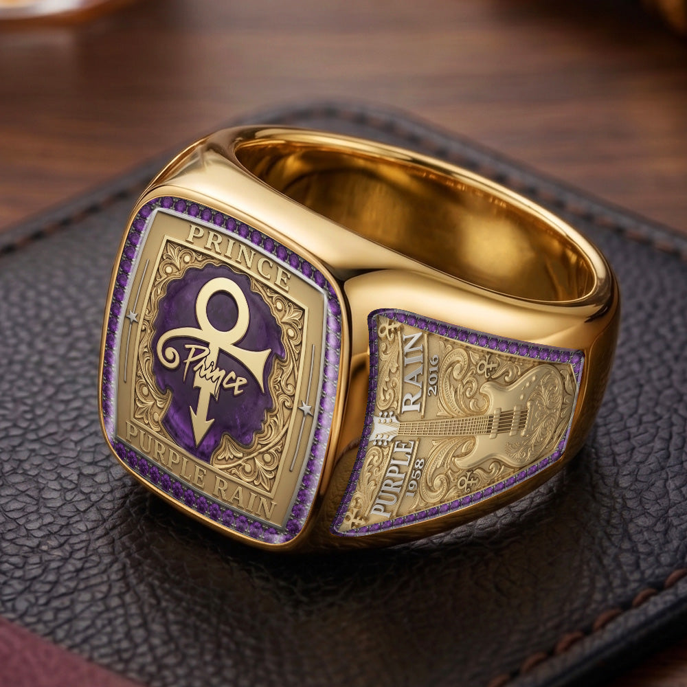 Prince 3D Engraved Ring – TMTHU7405