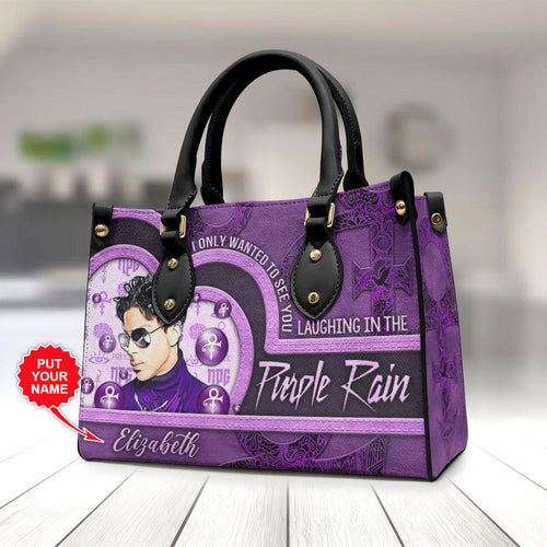 Personalized Prince Leather HandBag – VANDH 2988