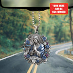 Personalized Protected By His Grace Custom shape 2-sided Acrylic Car Ornament – TANTN15415