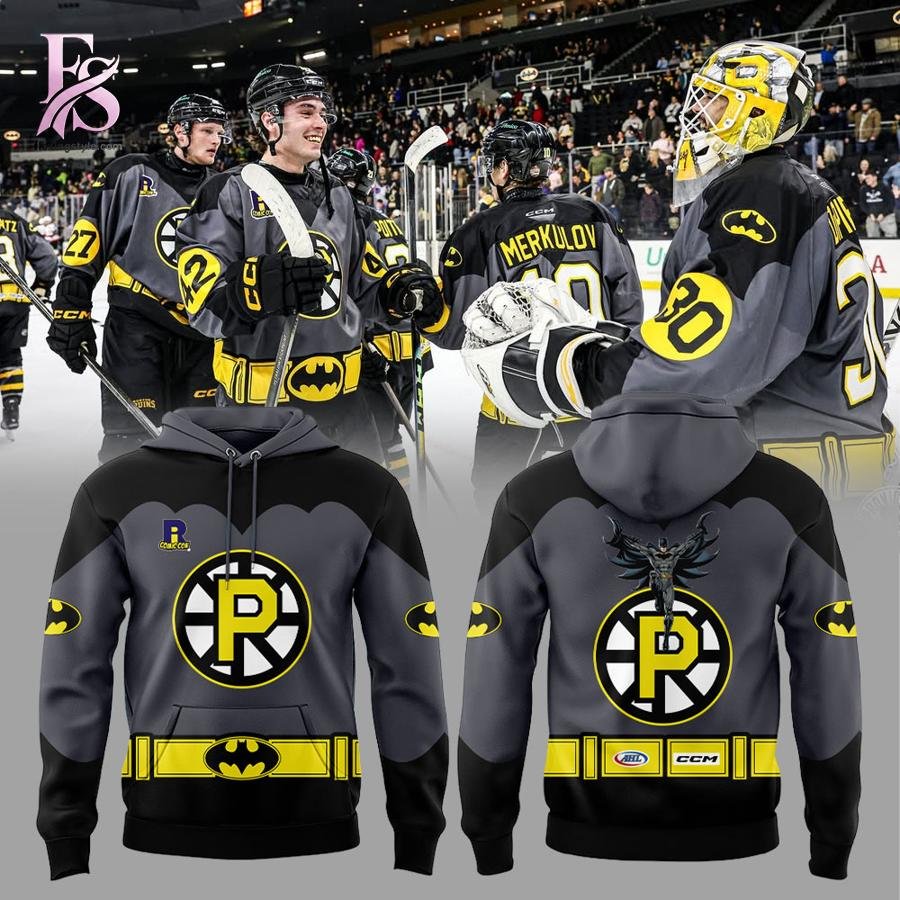 Providence Bruins Batman Weekend for Dark Knight Hoodie