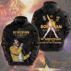 Queen Band x Freddie Mercury 3D Apparel – MAITM 10109