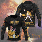 Queen Band x Freddie Mercury 3D Apparel – MAITM 10109