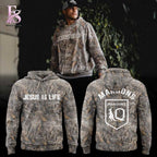 Queensland Maroons JESUS IS LIFE Camo Shirt
