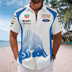Red Bull Racing x Max Verstappen Short Sleeve Button-Down Shirt – TANTN19847
