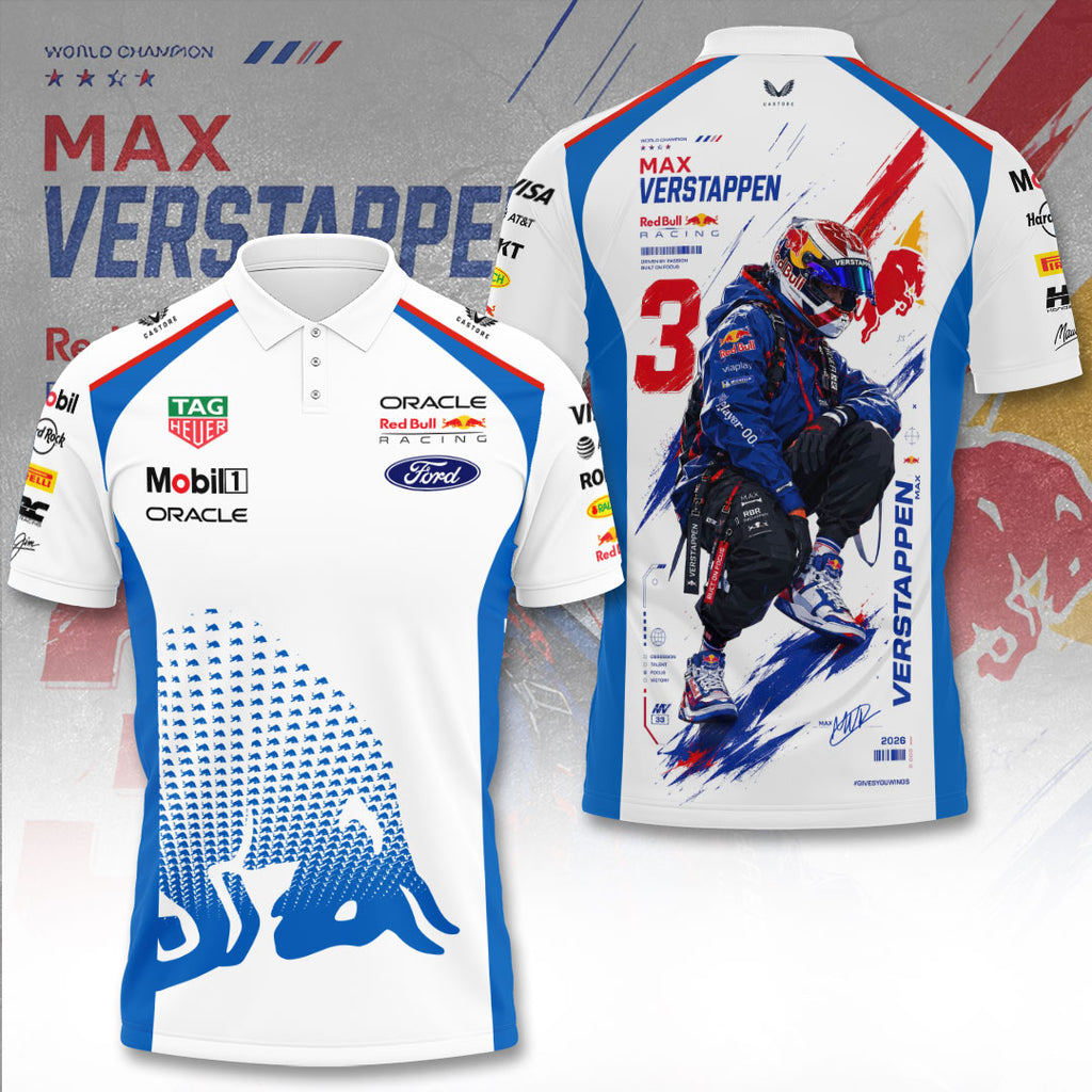 Red Bull Racing x Max Verstappen 3D Apparel – TANTN22948