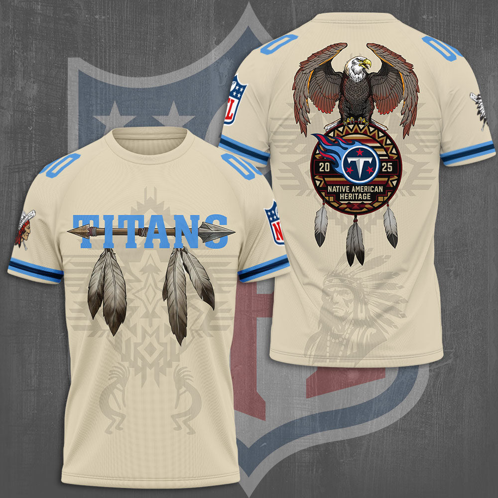 Tennessee Titans x Native American Heritage 3D Apparel – TMTHU965