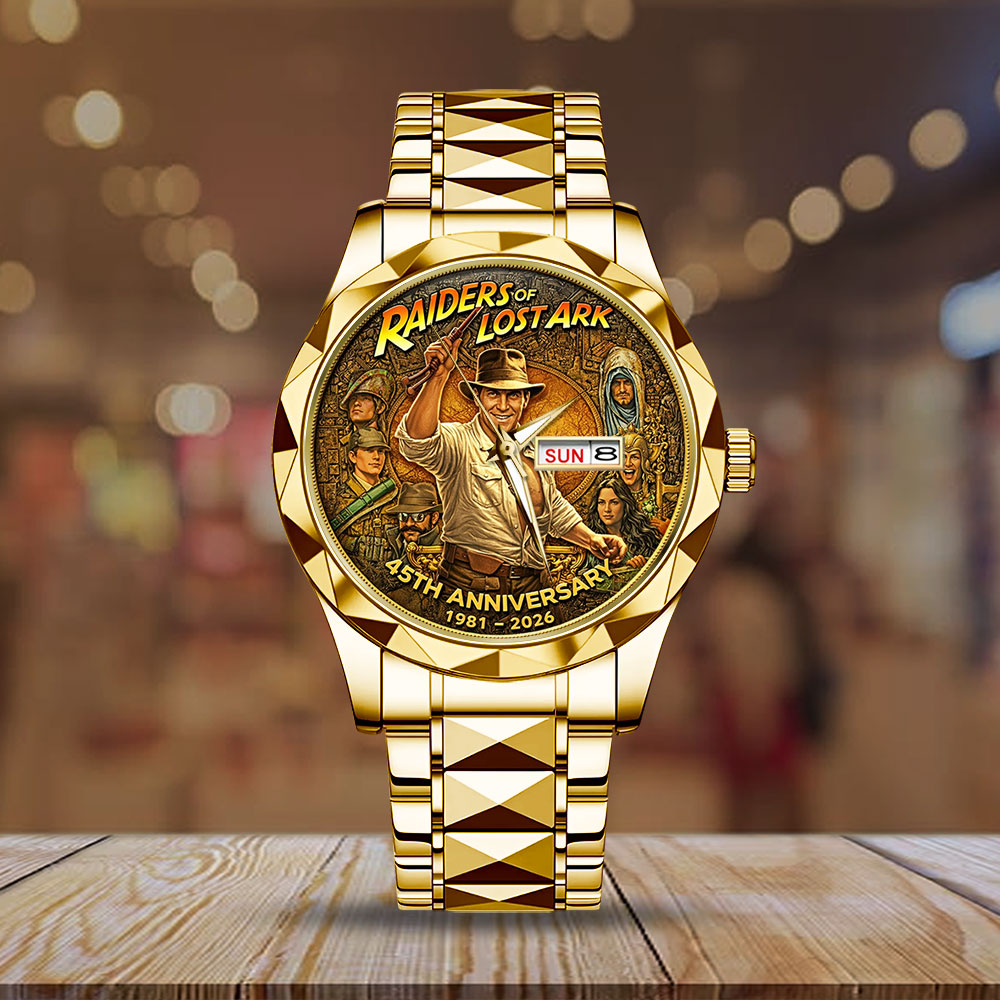Indiana Jones Raiders of the Lost Ark 45th Anniversary 2026 Alloy Luxury Quartz Watch – TMTHU3329