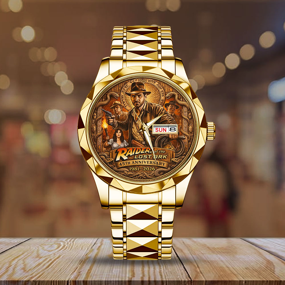 Indiana Jones Raiders of the Lost Ark 45th Anniversary 2026 Alloy Luxury Quartz Watch – TMTHU3330