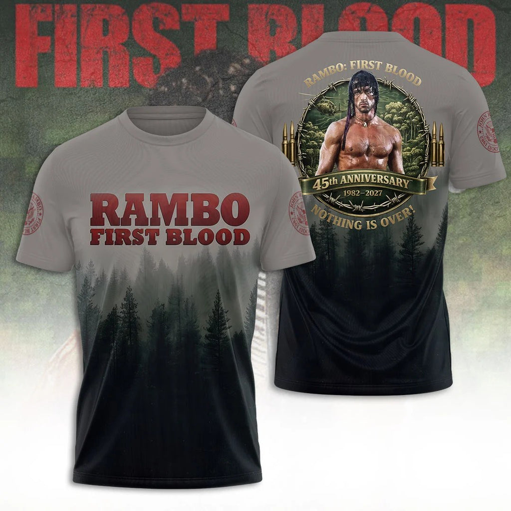 Rambo 45th Anniversary 2027 3D Apparel – TANTN25468