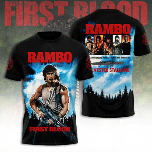 Rambo 45th Anniversary 2027 3D Apparel – TANTN25470