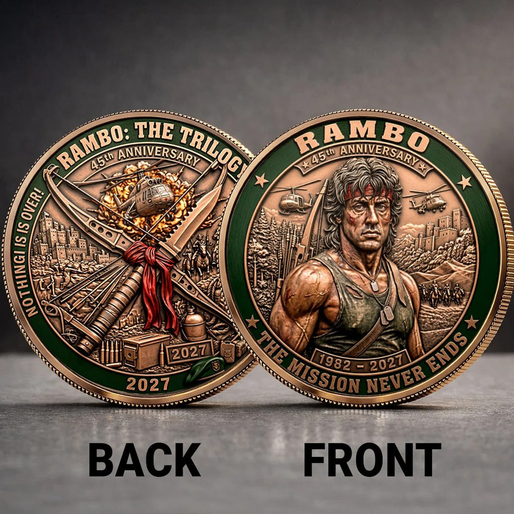 Rambo First Blood 45th Anniversary Commemorative Coin – TANTN25119